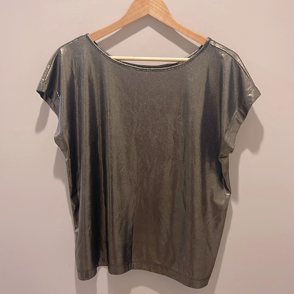 7 FOR ALL MANKIND - Dark Gold Metallic Shirt